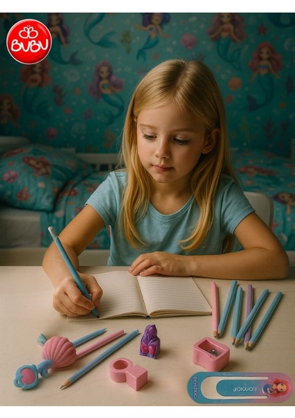 Kids Dreamy Set - 13 Parça 3 Boyutlu Kırtasiye Seti modelleri