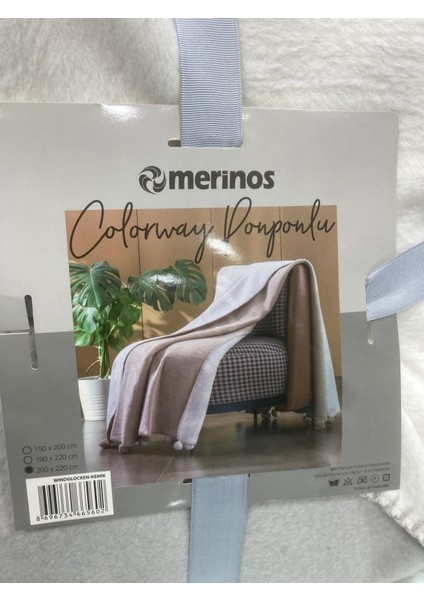Çift Kişilik Merinos Ponponlu Battaniye modelleri