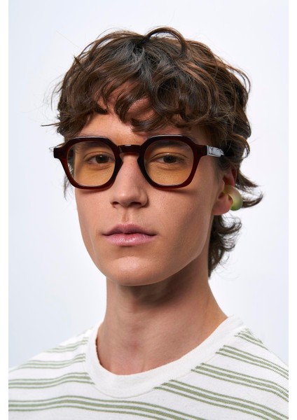 Valeno Brown Erkek Mavi Işık Koruyucu Gözlük