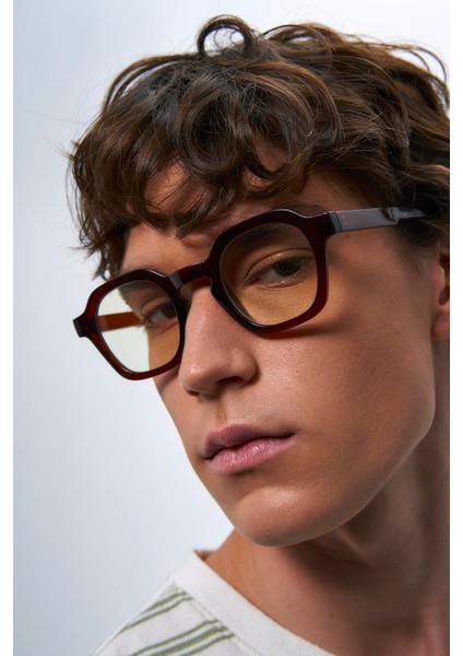 Valeno Brown Erkek Mavi Işık Koruyucu Gözlük modelleri