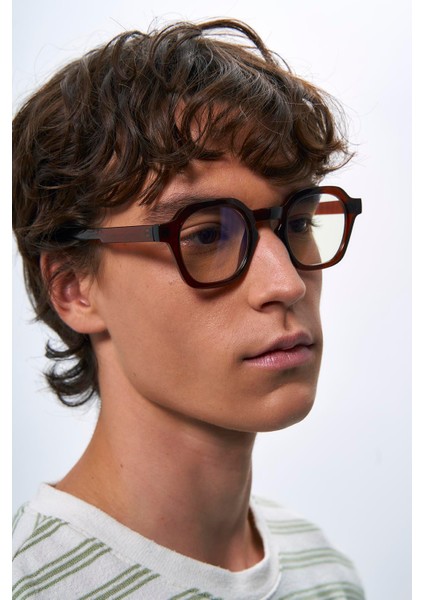 Valeno Brown Erkek Mavi Işık Koruyucu Gözlük fırsatları