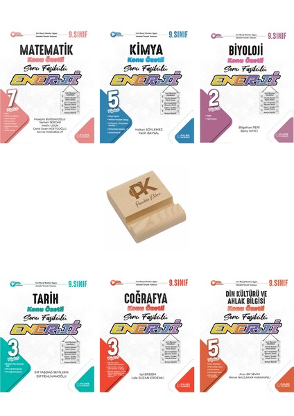 Palme 9. Sınıf Enerji Matematik Kimya Biyoloji Tarih Coğrafya ve Din Soru Fasikülleri 6lı Set