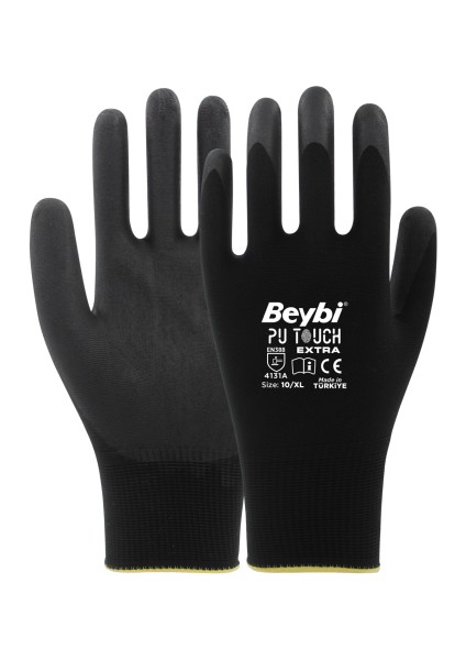 Pu Touch Ekstra Poliüretan Kaplı Polyester Örme Eldiven 12'li Paket