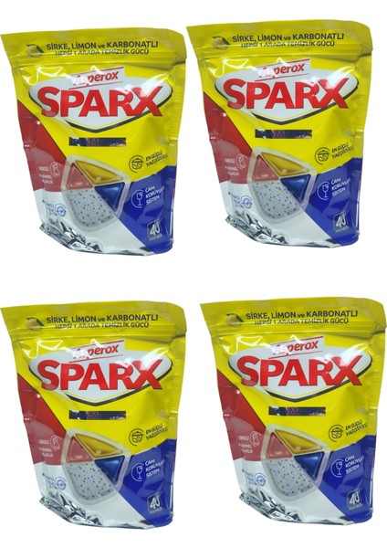 Sparx Dıamond 40'lı Bulaşık Kapsül x 4ADET