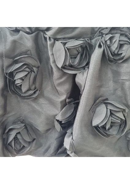 Siyah Balon Etek Fitilli Fırfırlı Kol Bady Tişört T-Shirt Takım fırsatları