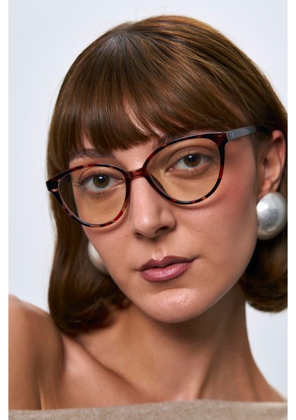 Marion Dark Leopard Mavi Işık Koruyucu Gözlük