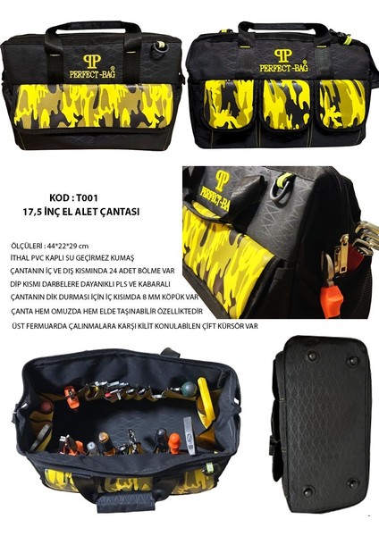 El Alet Taşıma Çantası 44X22X29 (T001)