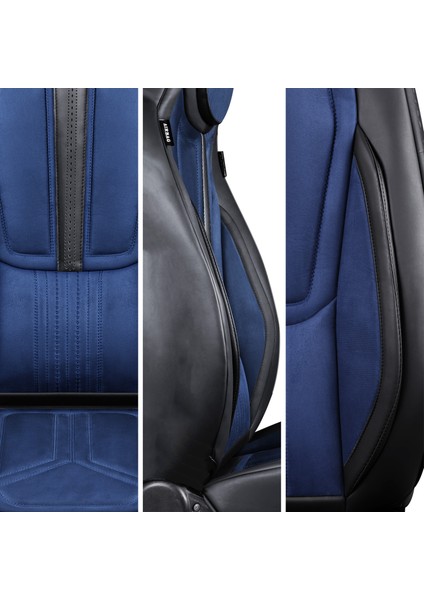 Fs Deri Serisi Lexus Ct 2010-2021 Ile Uyumlu Takmatik Kılıf, Mavi