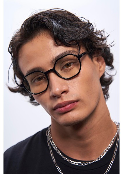 Liam Black Erkek Mavi Işık Koruyucu Gözlük