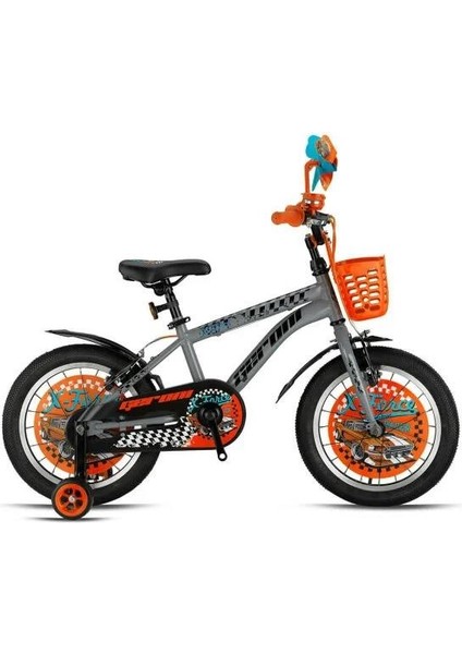 X-Force - 16" Mtb - 10' - Vitessiz - V.b - Nardo Gri-Siyah/turuncu