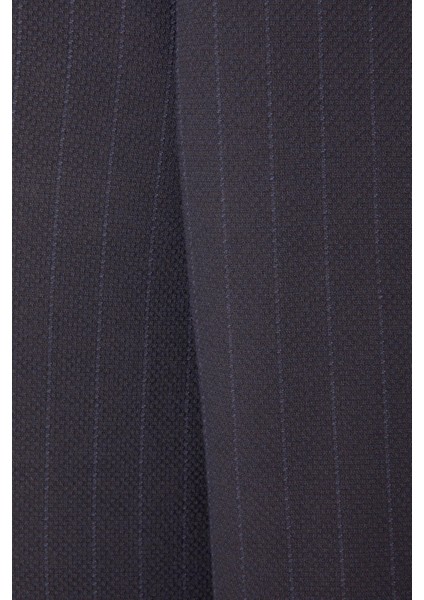 Erkek Iki Düğme Ceket Casual Torba Cep Mono Yaka Gofre Kumaş Lacivert indirimleri