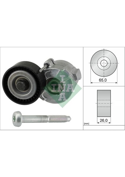 534061010 Alternatör Gergi Rulmanı Kütüklü Astra H-Vectra C-Zafıra 1.9cdtı-Bravo Iı-Doblo 1.6-1.9d 534024110 51758385-51773551-55184980-55190813