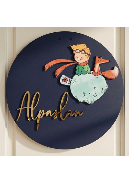 Küçük Prens Erkek Bebek Kapı Süsü