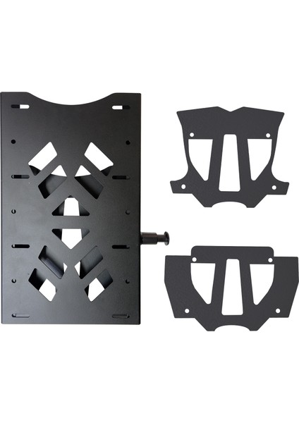 Yamaha Nmax 125 / 155 2021-2025 Uyumlu Pratik Tak-Çıkar Kızaklı Arka Çanta Demiri Siyah