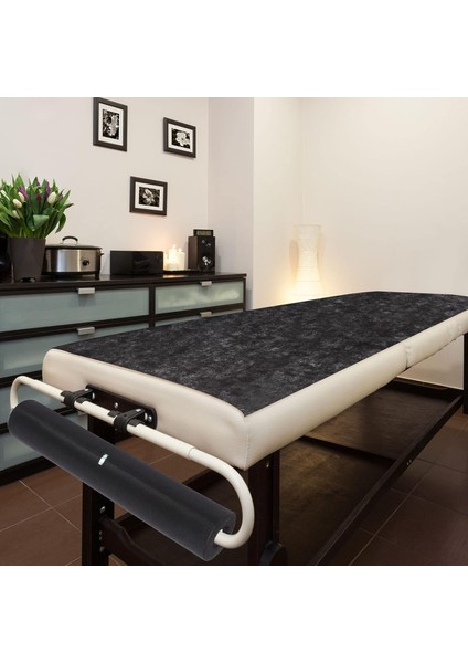 60 cm Sıvı Geçirmez Lamineli Sedye Örtüsü Muayene Masa Örtüsü Spa Masaj Örtüsü Siyah 1 Rulo fırsatları