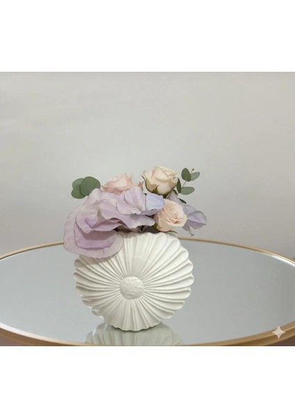 Hediyelik Dekorasyon Ürün Taş Tozu Seti El Yapımı Beyaz Dekor Ürünü modelleri