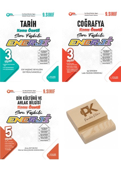 Palme 9. Sınıf Enerji Tarih Coğrafya ve Din Kültürü Konu Özetli Soru Fasikülleri 3lü Set