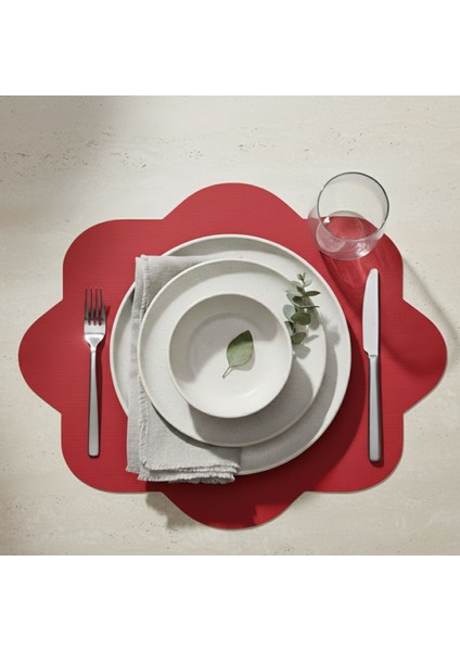 2 Adet Deri Dikdörtgen Amerikan Servis 33X44 cm Simetrik Desenler Serisi 118 modelleri