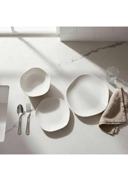 Ütopya 3 Parça Tek Kişilik Yemek Takımı