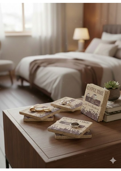 El Yapımı Kişiye Özel!! Sınırlı Stok...... Coffee Time El Yapımı Traverten 4’lü Set (10X10 Cm) – Özel ÜretimSiparişe Göre Üretilen Ürünlerimiz Stoklarla Sınırlıdır Devamı Yok...... fırsatları