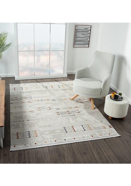 Lotus 8573 Gri Halı Renkli Iskandinav Desenli Modern Ince Akrilik Tozuaz Salon Yatak Odası Halısı modelleri