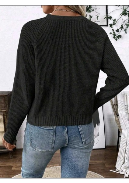 Rahat Kalıp Özel Iplik Madonna Yaka Kadın Triko Kazak fiyatları