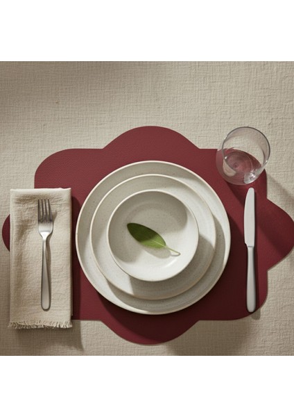 2 Adet Deri Dikdörtgen Amerikan Servis 33X44 cm Simetrik Desenler Serisi 118 fiyatları