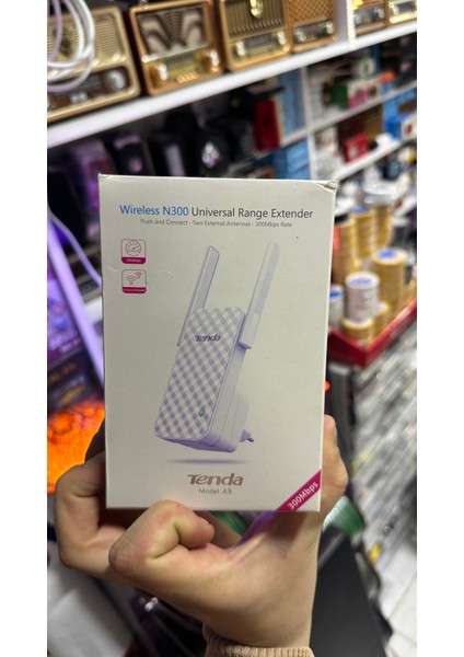 A9 N300 300MBPS Hızında 2 Harici Antenli Universal Wi-Fi Menzil Genişletici / Sinyal Güçlendirici modelleri