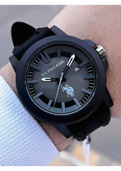 U.s.polo Assn Silikon Kordon 5 Atm Suya Dayanıklı Spor Erkek Kol Saati USPA.1029.B01