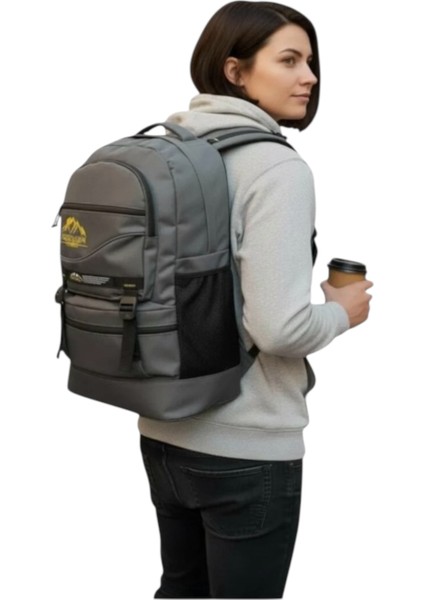 Körüklü Dağcı ve Seyahat 65 Litre Sırt Çantası Renk Gri fiyatları