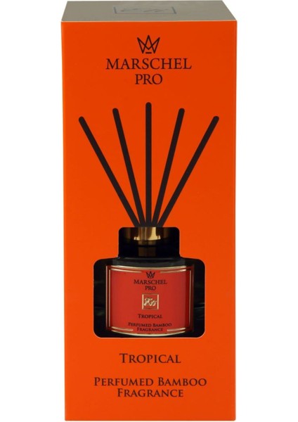 Marshel Pro Tropical Çubuklu Koku Cam Şişe 50 ml 2 Adet
