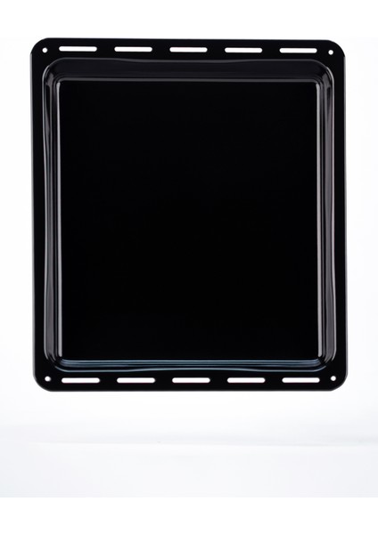 Ankastre Emaye Fırın Tepsisi 42,2X37,5X5CM Bosch Siemens Beko Arçelik Vestel Profilo Uyumlu Siyah Renk modelleri