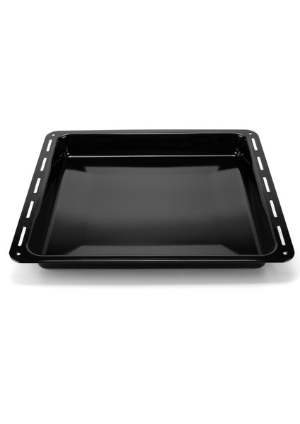 Ankastre Emaye Fırın Tepsisi 42,2X37,5X5CM Bosch Siemens Beko Arçelik Vestel Profilo Uyumlu Siyah Renk
