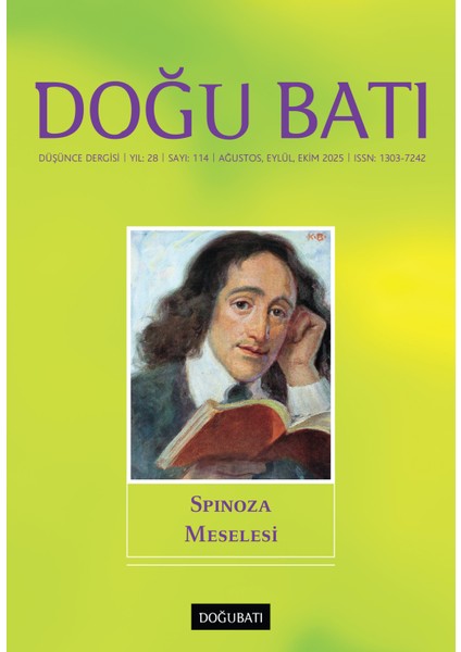 Doğu Batı Sayı 114: Spinoza Meselesi