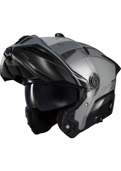Ghostfighter Sv Bitone C2 Gri Motosiklet Çene Açılır Kaskı fiyatları