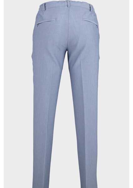 Erkek Jogger Pantolon Gofre Kumaş Bağcıklı Günlük Slim Fit Dokulu Mavi modelleri