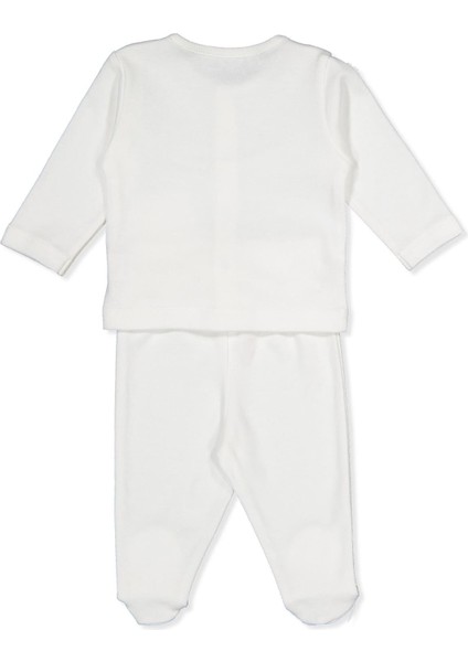 Interlok Patikli Pijama Takımı 2li (Mıss Angel) Ekru fiyatları