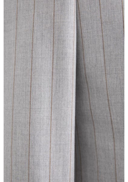 Erkek Kruvaze Takım Elbise Sivri Yaka Yarım Astar Çift Yırtmaç Modern Fit A.gri fiyatları