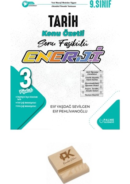 Palme 9. Sınıf Enerji Tarih Konu Özetli Soru Fasikülleri + Telefon Standı