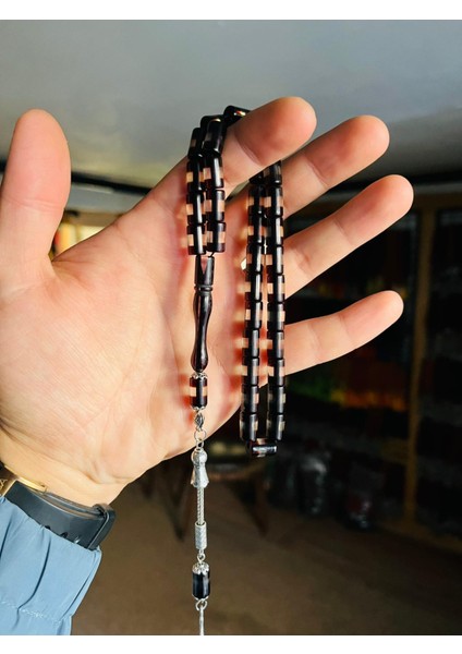 Sürmeli Toz Kehribar Tesbih