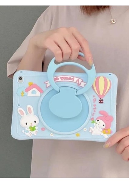 A Happy Day Karakterli Dayanıklı Çocuk Tablet Kılıfı Standlı Eğlenceli Koruyucu Kapak fiyatları