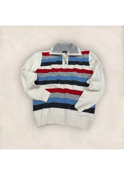 Arslanlı Fermuarlı Şal Yaka Kazak