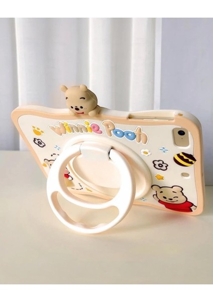 Winnie Karakterli Dayanıklı Çocuk Tablet Kılıfı Standlı Eğlenceli Koruyucu Kapak fiyatları