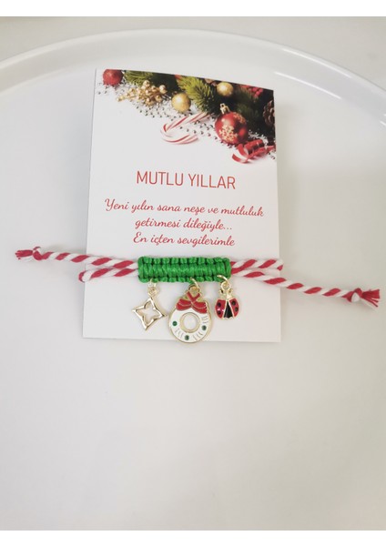 Yılbaşı Hediyesi Yeni Yıl Hediye ve Marteniçka Bileklik Şans Bilekliği