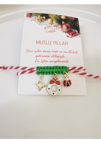 Yılbaşı Hediyesi Yeni Yıl Hediye ve Marteniçka Bileklik Şans Bilekliği modelleri