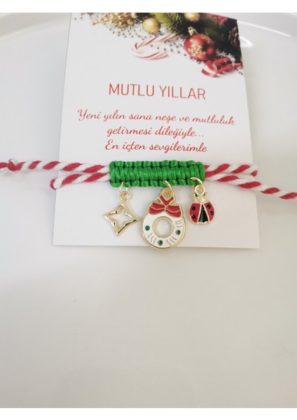 Yılbaşı Hediyesi Yeni Yıl Hediye ve Marteniçka Bileklik Şans Bilekliği fırsatları