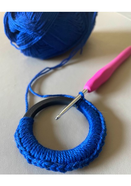 Amigurumi Halkası Örgü 4 Lü Halka Seti Makrome Hobi Seti