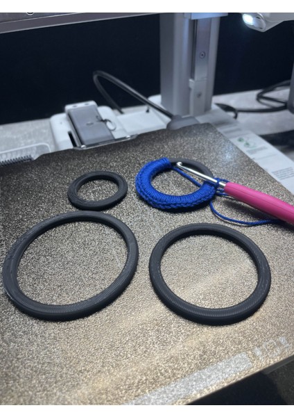 Amigurumi Halkası Örgü 4 Lü Halka Seti Makrome Hobi Seti fiyatları