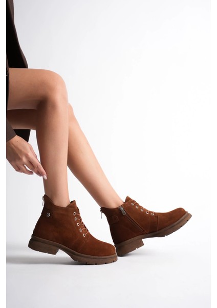 Kadın Hakiki Deri Arkadan Fermuarlı Bot modelleri