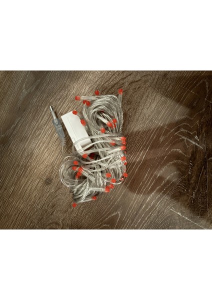 10M 100 LED Damla Uçlu Kırmızı Işık Şeffaf Kablo Mz-17-5 fiyatları